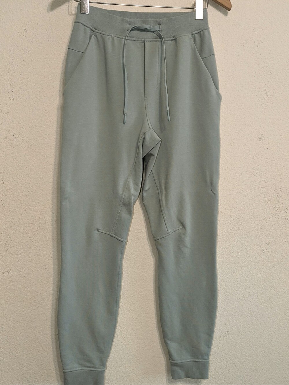 Lululemon Pants Mens XS Delicate Mint City Sweat Jogger Athletic Zip Pocket